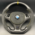 Carbon Fiber Steering Wheel fits BMW 1 SERIES E82 E88 / 3 SERIES E90 E91 E92 E93 / X1 E84