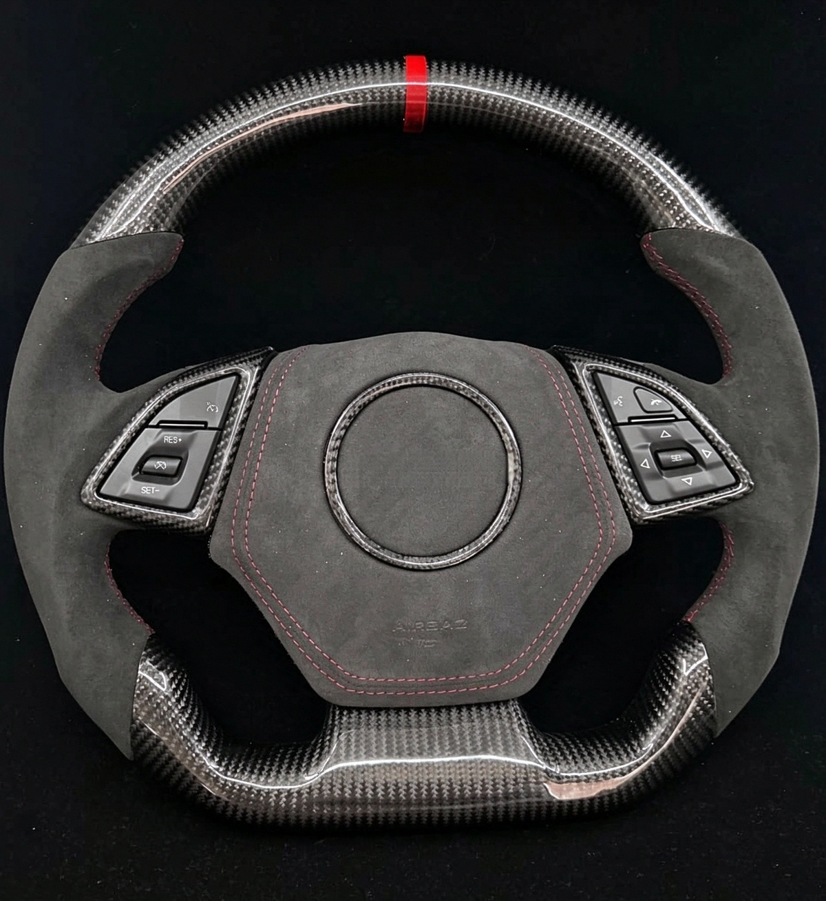 Carbon Fiber Steering Wheel Fits Chevrolet 2016-2024 Camaro