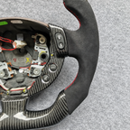LED Carbon Fiber Steering Wheel Fits Maserati Quattroporte GranTurismo 2003-2014