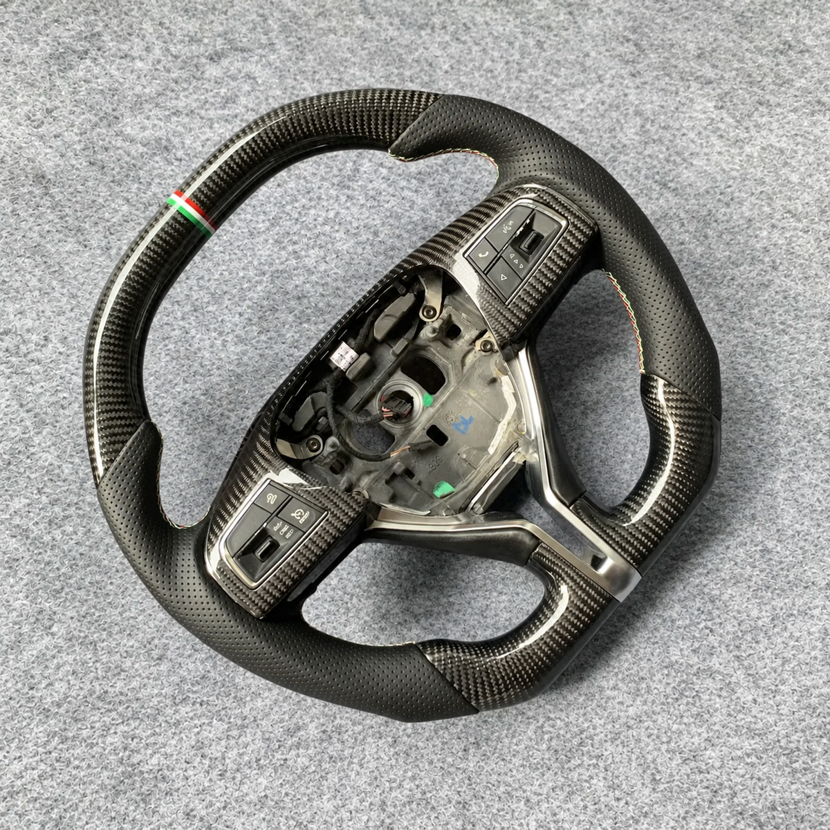 Carbon Fiber Steering Wheel Fits Maserati Ghibli  Levante  Quattroporte