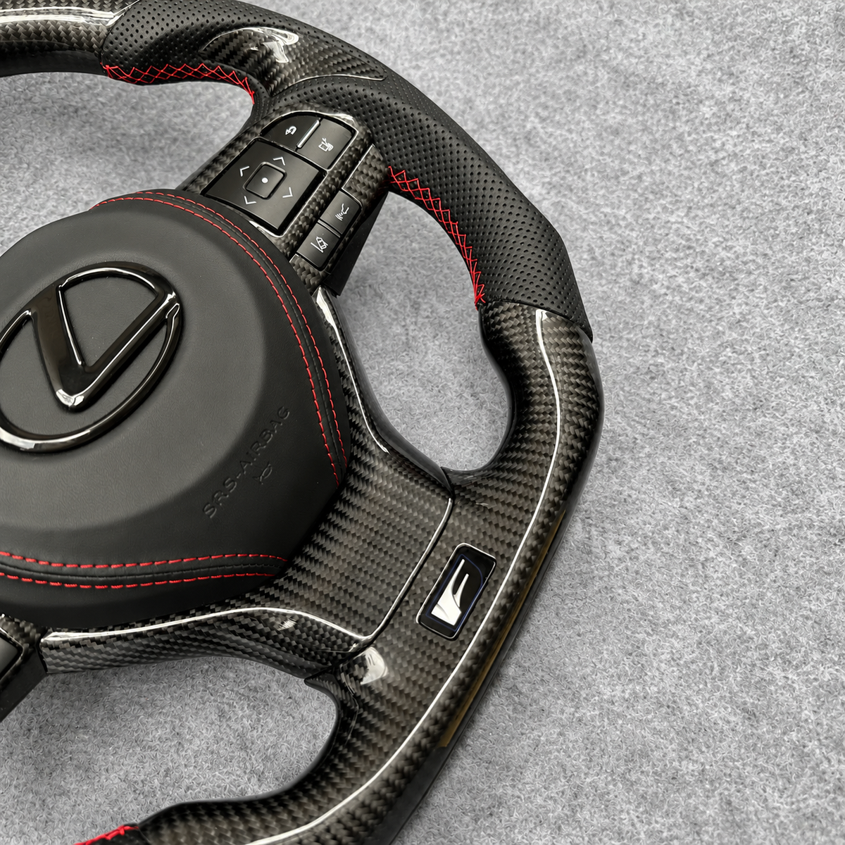 Carbon Fiber Steering Wheel Fits Lexus 2016-2022 RX350 450h ES350 ES300 GS350 GS450 LX570 GS300 GS200T 2020-2023 GX460 (Copy)
