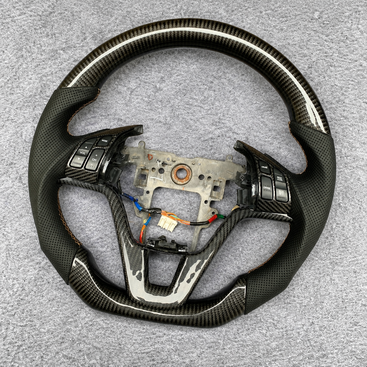 Carbon Fiber Steering Wheel Fits Honda CR‑V 2007‑2011