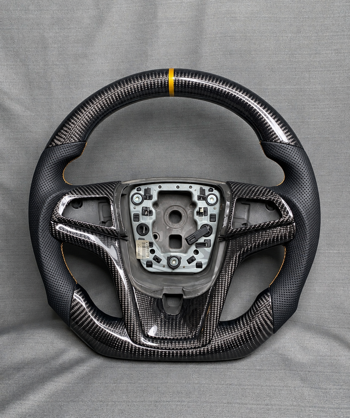 Carbon Fiber Steering Wheel Fits Chevrolet 2013-2015 Camaro / Malibu / 2011-2015 Cruze / Volt / 2012-2023 Trax / 2012-2020 Sonic
