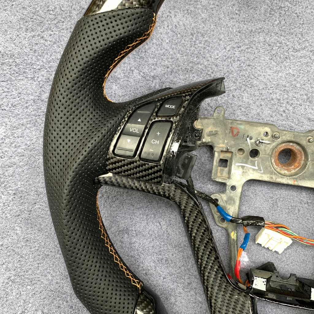 Carbon Fiber Steering Wheel Fits Honda CR‑V 2007‑2011
