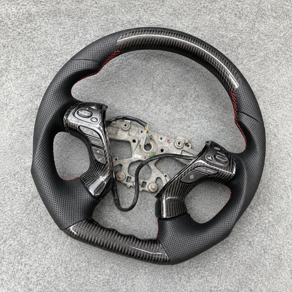 Carbon Fiber Steering Wheel fits Infiniti 2011-2019 M25 M35 M37 M56