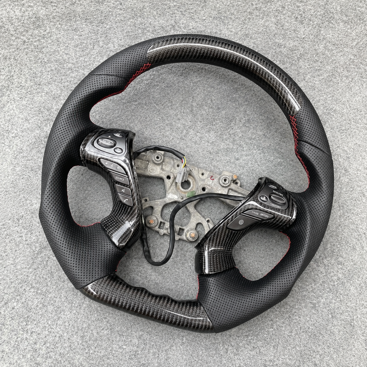 Carbon Fiber Steering Wheel fits Infiniti 2011-2019 M25 M35 M37 M56