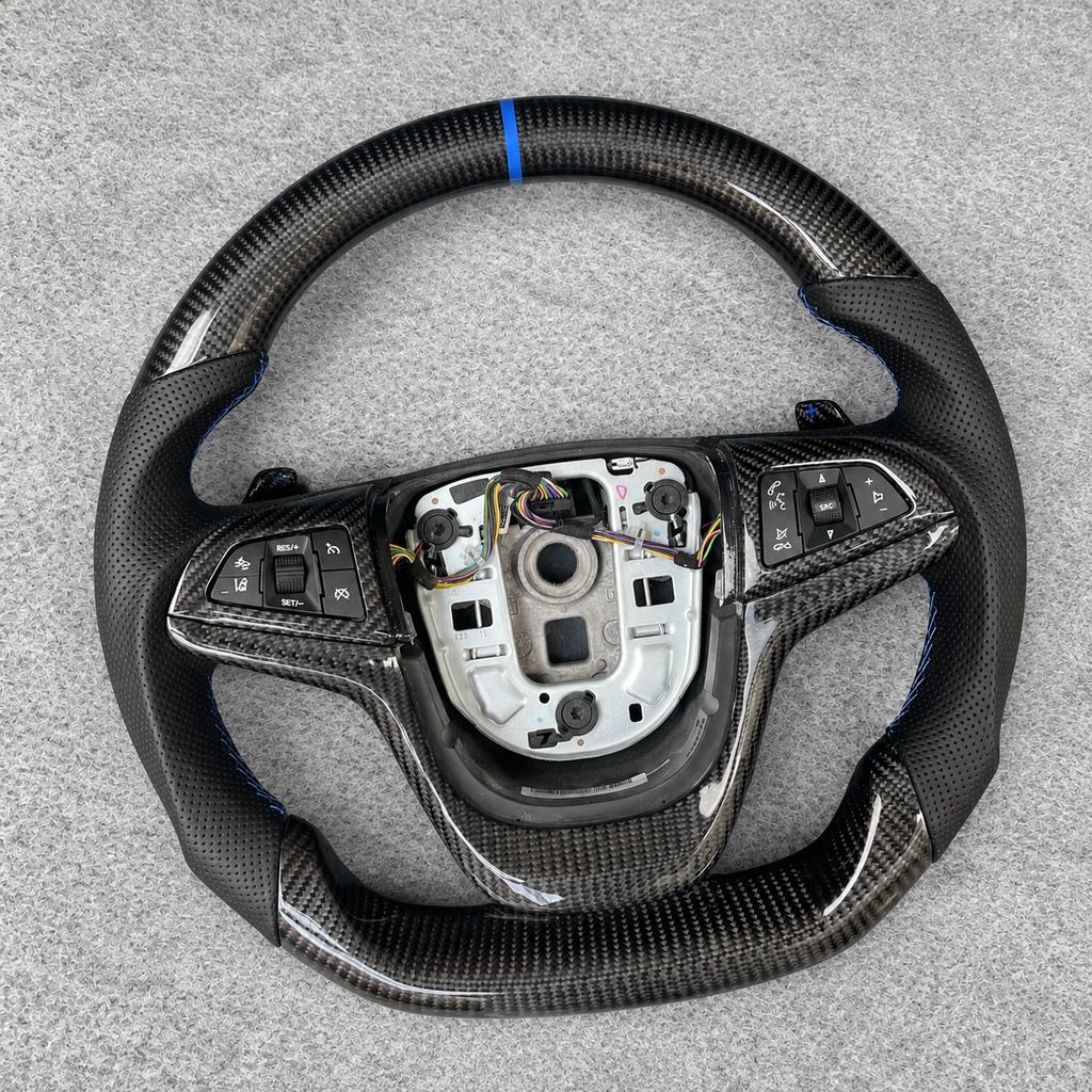 Carbon Fiber Steering Wheel Fits 2014-2017 Chevy SS
