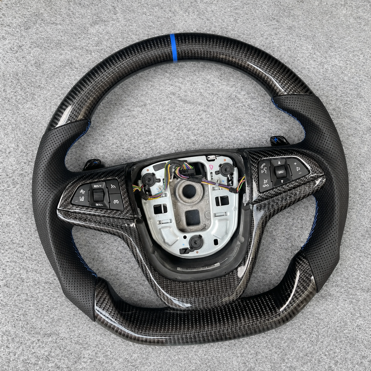 Carbon Fiber Steering Wheel Fits 2014-2017 Chevy SS