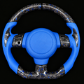 Blue Flakes Forged Carbon Fiber Steering Wheel Fits Toyota FJ Cruiser 2006-2017