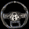 Blue flake forged carbon steering wheel fits Ford F150 / Raptor 2021+