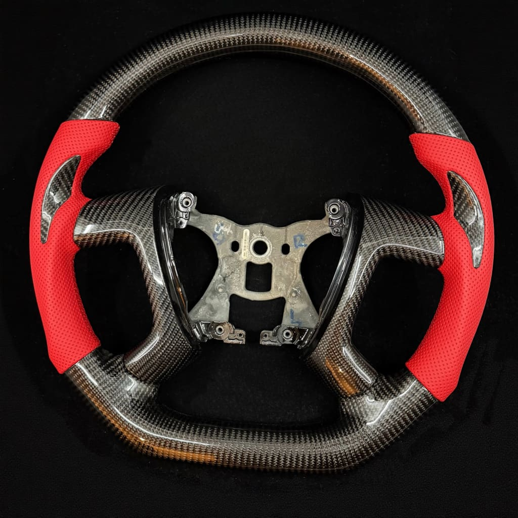 Custom Carbon Fiber Steering Wheel Fits 2007-2013 Chevrolet Silverado/Tahoe | GMC Sierra/Yukon | Cadillac Escalade