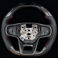 LED Carbon Fiber Steering Wheel Fits 2021-2025 Ford Bronco