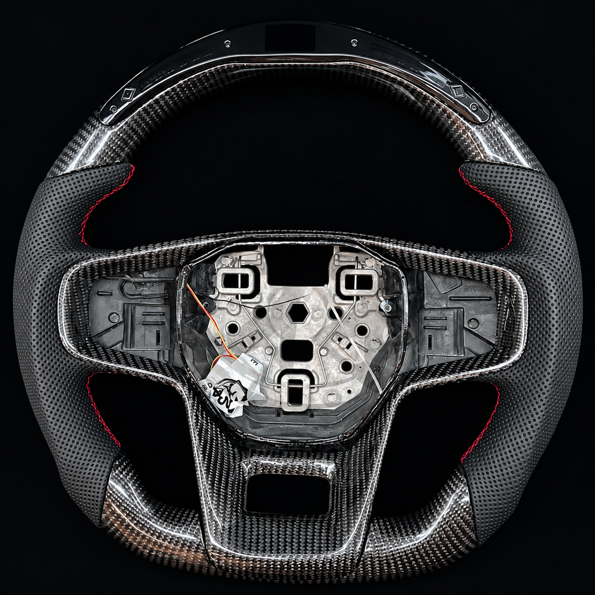 LED Carbon Fiber Steering Wheel Fits 2021-2025 Ford Bronco