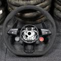 Full Alcantara Wrapped Carbon Fiber Steering Wheel for Audi R8 / TTRS MK3