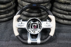 809 AMG Style LED Carbon Fiber Steering Wheel fits Mercedes Benz GLE53 GLE63 AMG W167