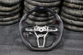 LED Carbon Fiber Steering Wheel fits Mazda3 Axela 2014-2019