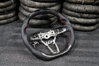 LED Carbon Fiber Steering Wheel fits Mazda3 Axela 2014-2019