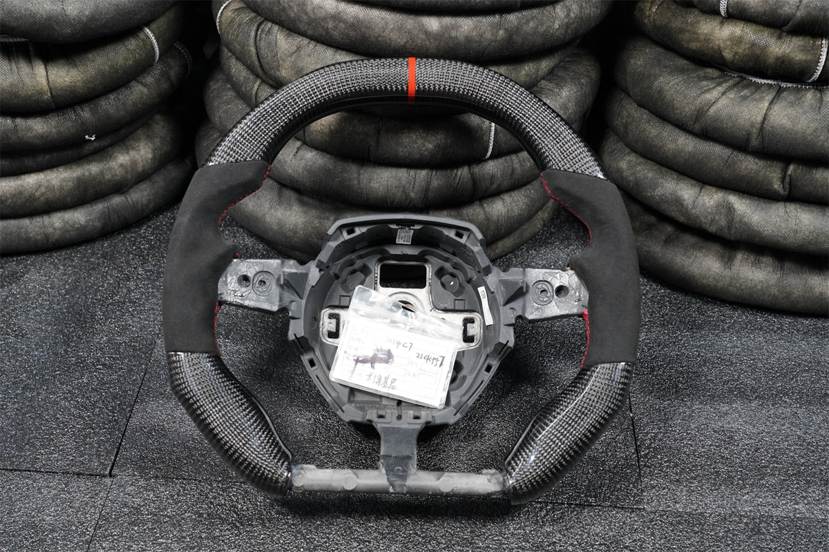 Carbon Fiber Steering Wheel Fits Lamborghini 2015-2024 Huracan