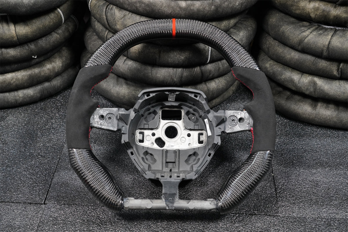 Carbon Fiber Steering Wheel Fits Lamborghini 2015-2024 Huracan