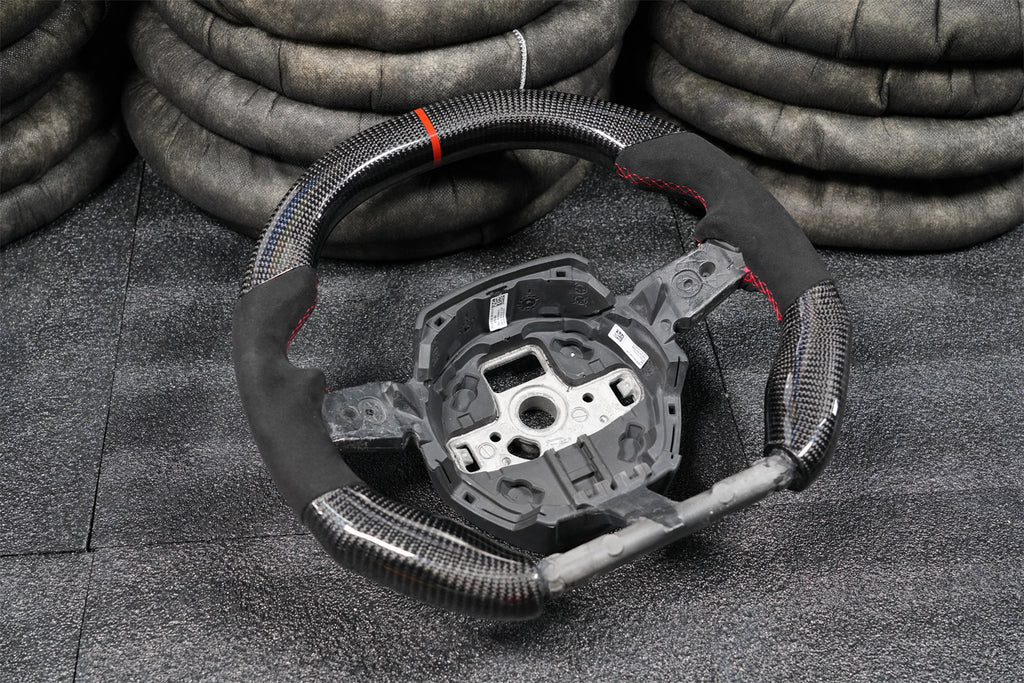 Carbon Fiber Steering Wheel Fits Lamborghini 2015-2024 Huracan