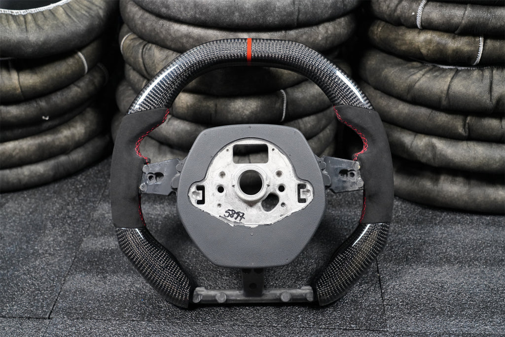 Carbon Fiber Steering Wheel Fits Lamborghini 2015-2024 Huracan
