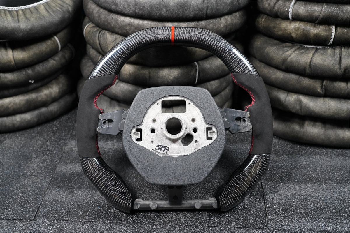 Carbon Fiber Steering Wheel Fits Lamborghini 2015-2024 Huracan