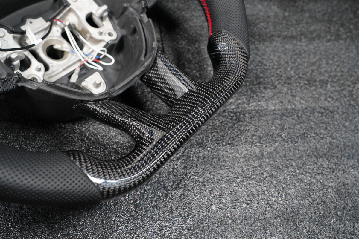 LED Carbon Fiber Steering Wheel for Dodge Charger Challenger Durango