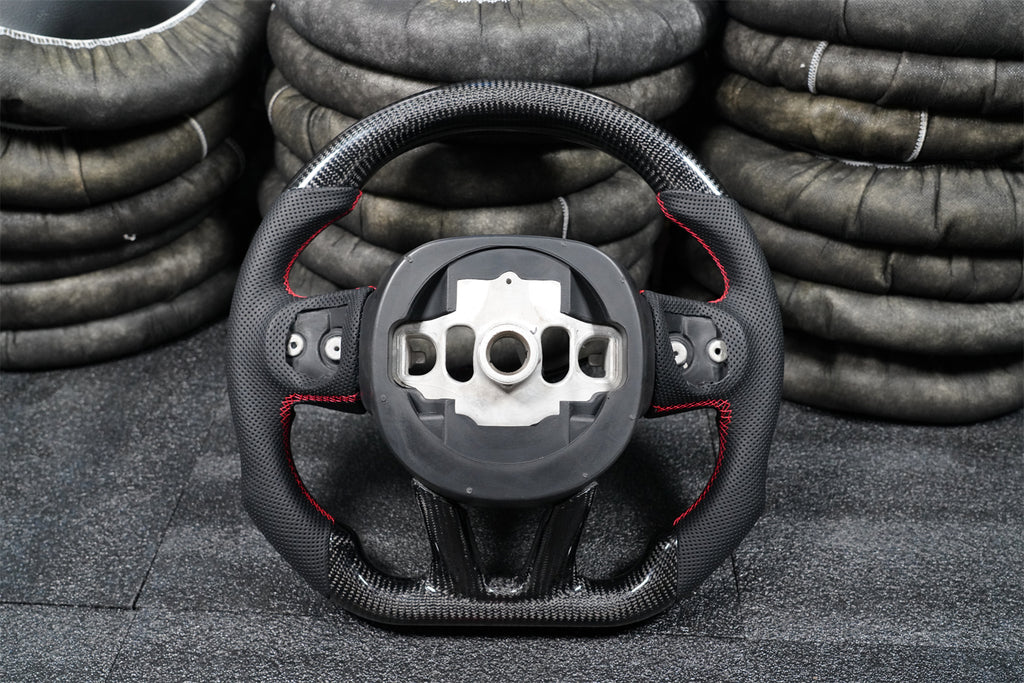 LED Carbon Fiber Steering Wheel for Dodge Charger Challenger Durango
