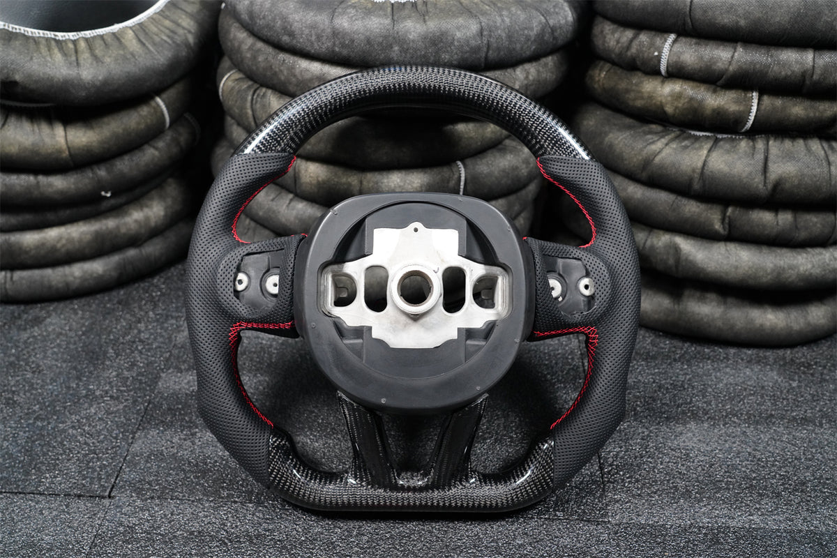 LED Carbon Fiber Steering Wheel for Dodge Charger Challenger Durango