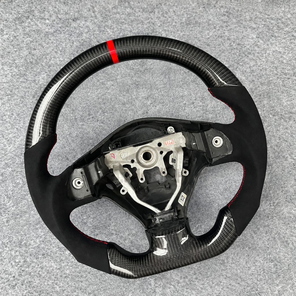 Custom Carbon Fiber Steering Wheel Fits Subaru WRX STI Impreza 2008-2014 / Forester 2009-2013 / Legacy 2008-2009