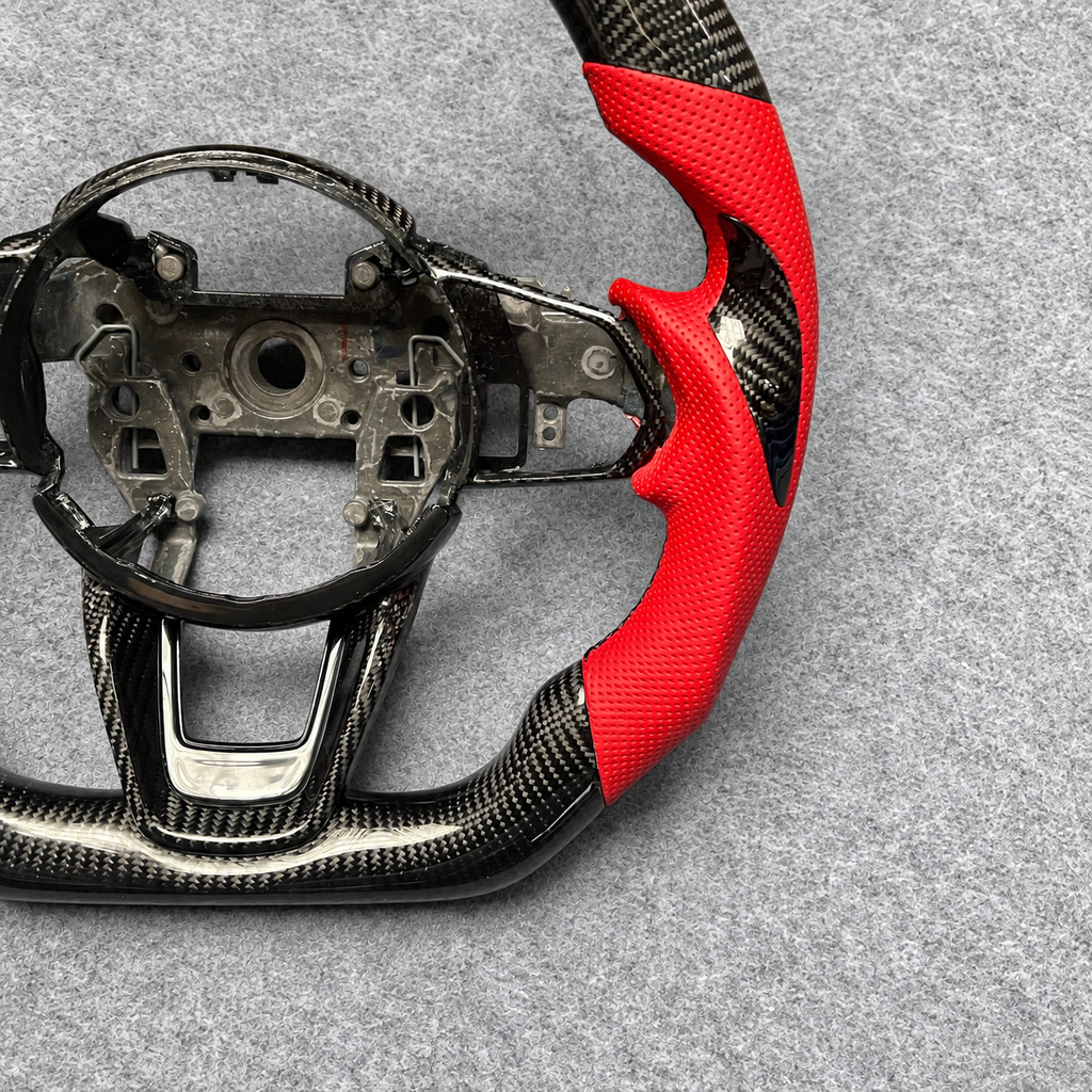 Carbon fiber steering wheel fits Acura TLX MDX 2021‑2026