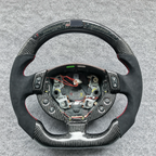LED Carbon Fiber Steering Wheel Fits Maserati Quattroporte GranTurismo 2003-2014
