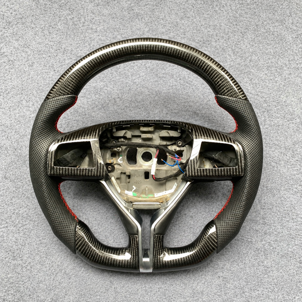Carbon Fiber Steering Wheel Fits Maserati Ghibli M157 / Levante / Quattroporte 2014‑2023