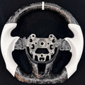 Forged Carbon Fiber Steering Wheel fits 2014-2016 Mazda 2 / Mazda 3 / Mazda 6 / 2014-2017 Mazda CX-3 / 2012-2016 CX-5 | LYC Auto Parts