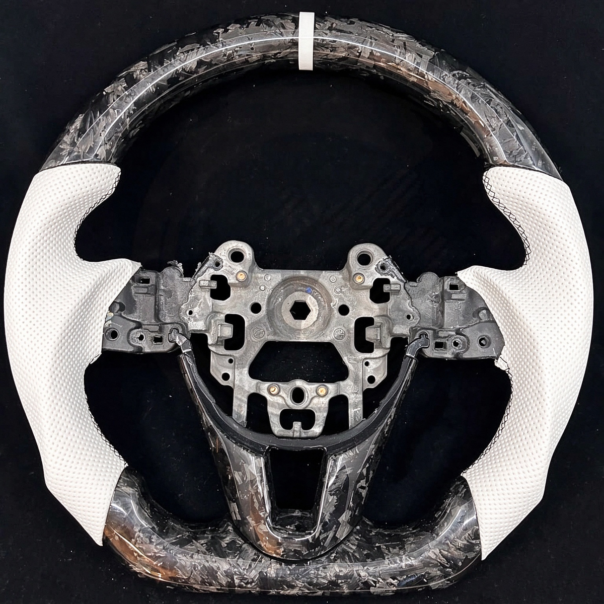 Forged Carbon Fiber Steering Wheel fits 2014-2016 Mazda 2 / Mazda 3 / Mazda 6 / 2014-2017 Mazda CX-3 / 2012-2016 CX-5 | LYC Auto Parts