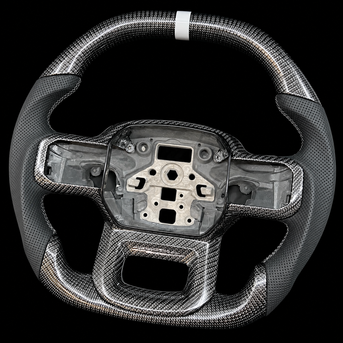 Carbon Fiber Steering Wheel Fits Ford F150 / Raptor 2021+