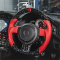 Forged Carbon Fiber Steering Wheel Fits Toyota FT86 GT86 FRS 2012-2013 / Subaru BRZ 2013-2016