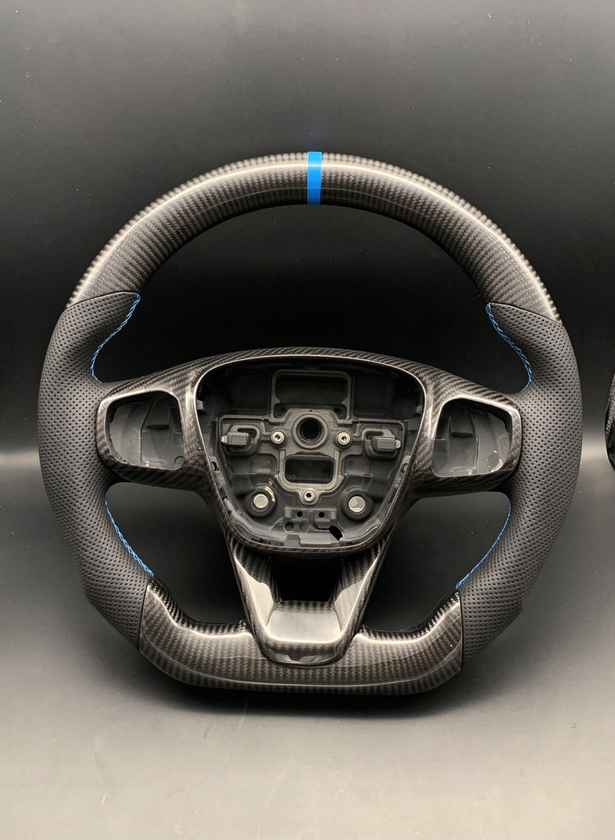 Carbon Fiber Steering Wheel Fits 2019-2025 Ford Focus MK4 RS ST / Bronco Sport / Escape / Maverick