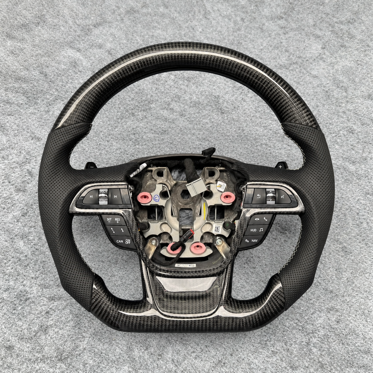 Carbon Fiber Steering Wheel fits 2013-2020 Lincoln MKZ Sedan