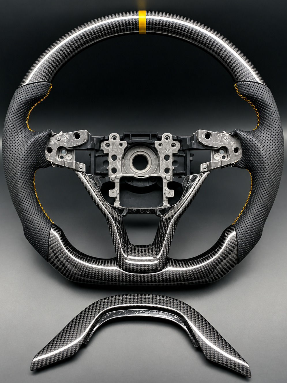Carbon Fiber Steering Wheel Fits Honda 2018-2022 Accord / 2018-2022 Insight