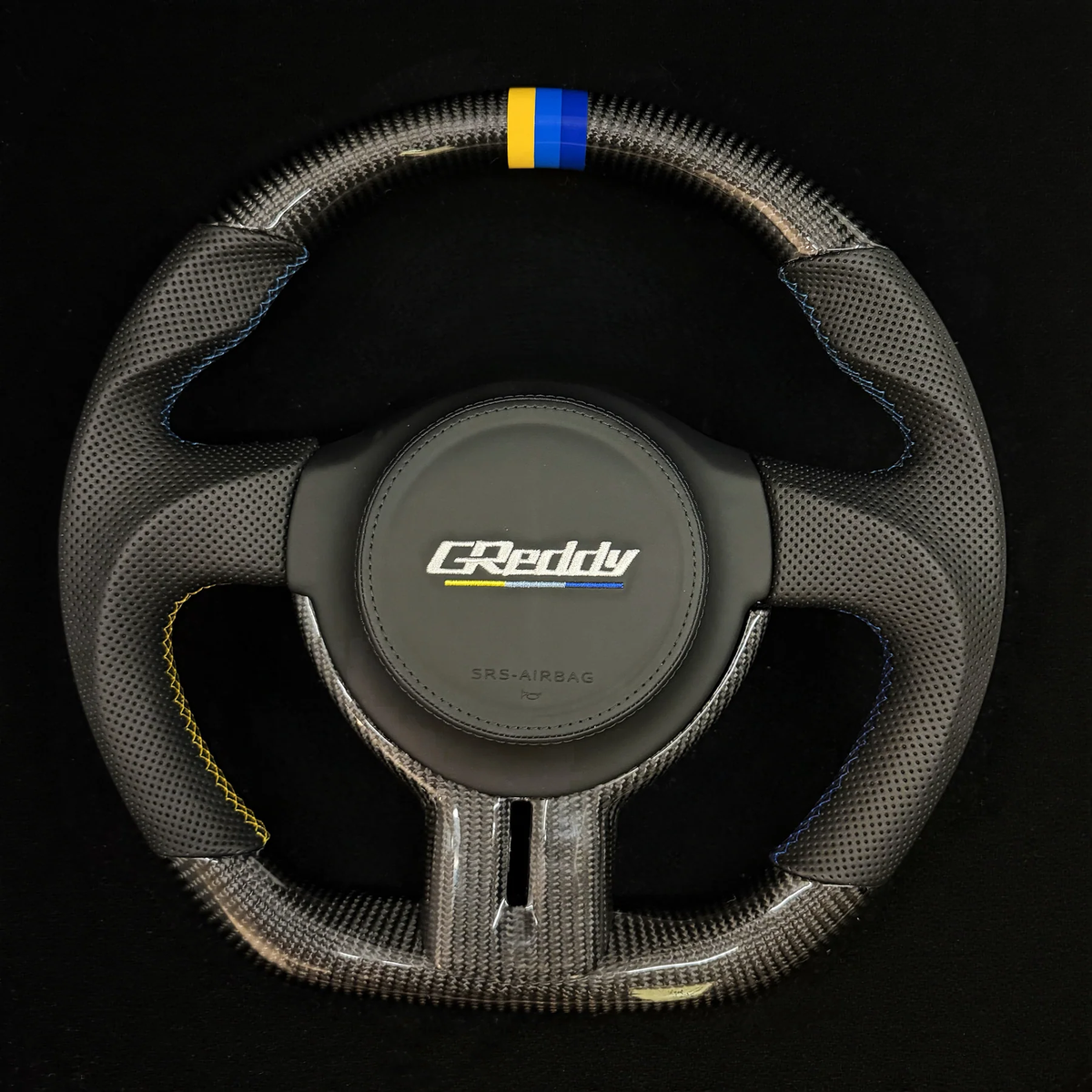 Custom Carbon Fiber Steering Wheel Fits Toyota FT86 GT86 FRS 2012-2013 / Subaru BRZ 2013-2016