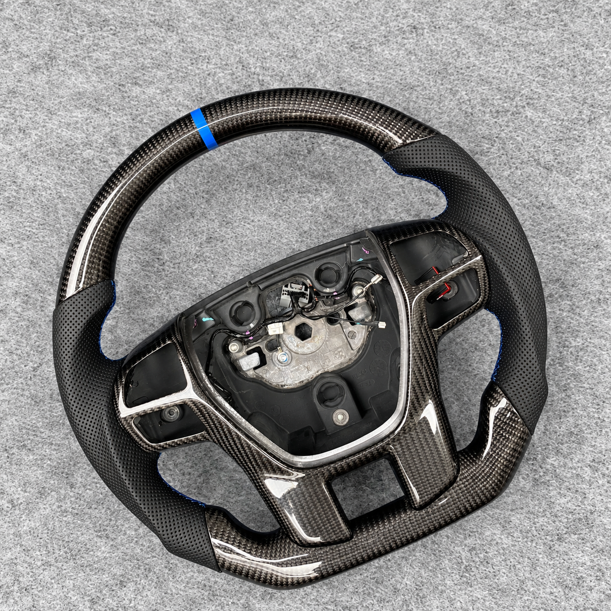Carbon Fiber Steering Wheel Fits 2019-2022 Ford Ranger 2016-2022 Ford Everest