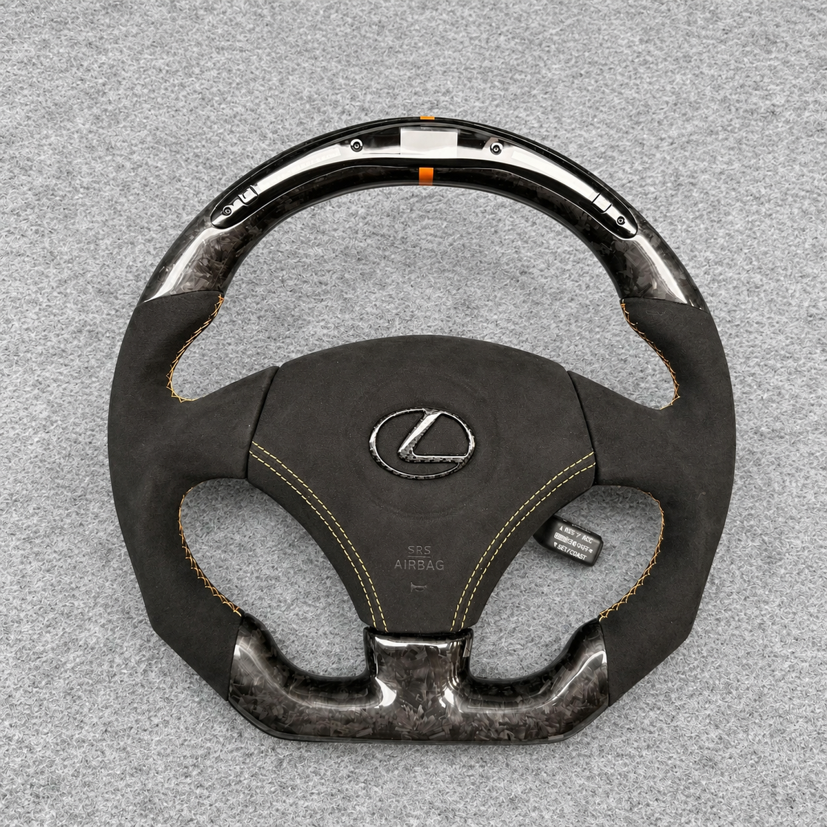 LED Carbon Fiber Steering Wheel Fits Lexus GS300 GS430 2000-2005