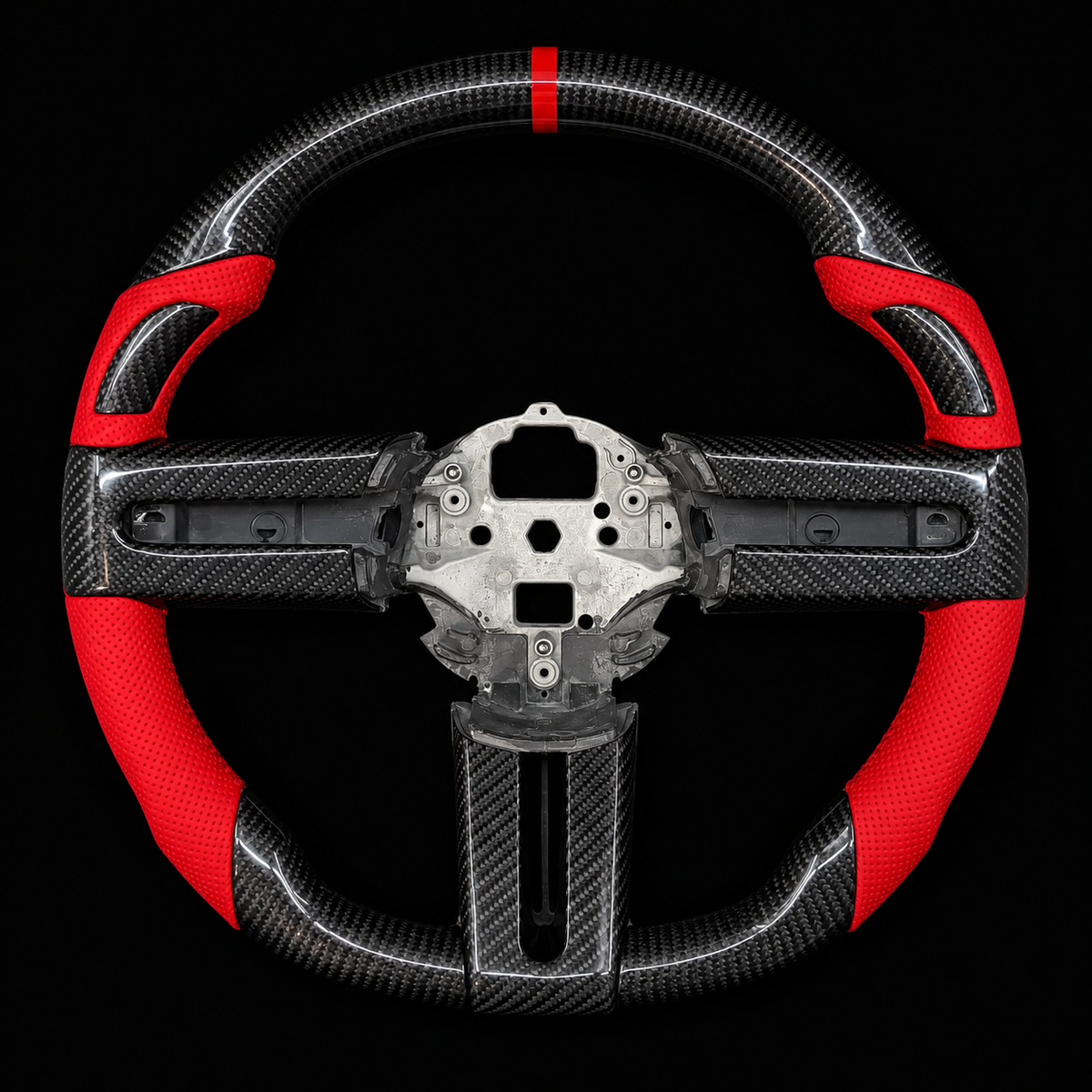 Carbon Fiber Steering Wheel Fits 2005-2009 Ford Mustang