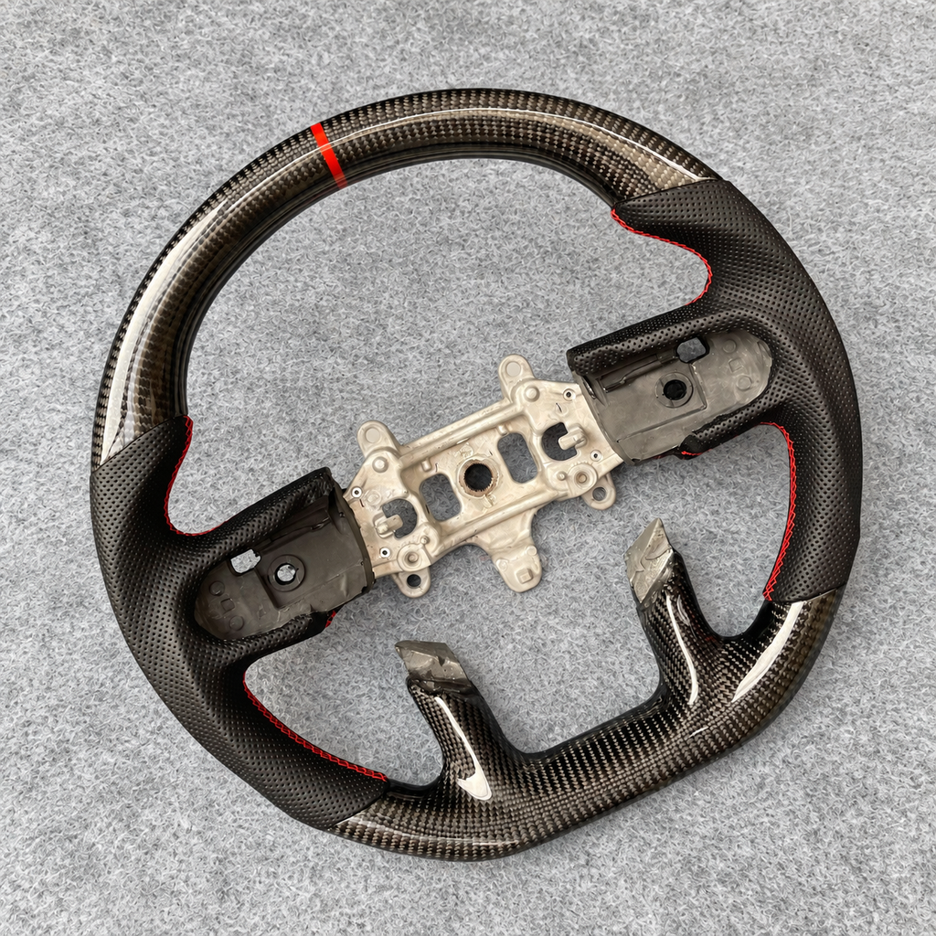 Carbon Fiber Steering Wheel fits 2019-2025 Dodge Ram 1500 2500 3500