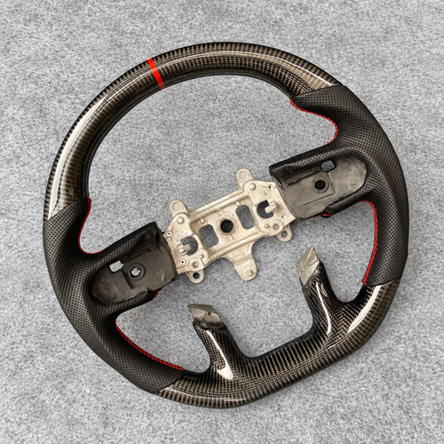 Carbon Fiber Steering Wheel fits 2019-2025 Dodge Ram 1500 2500 3500