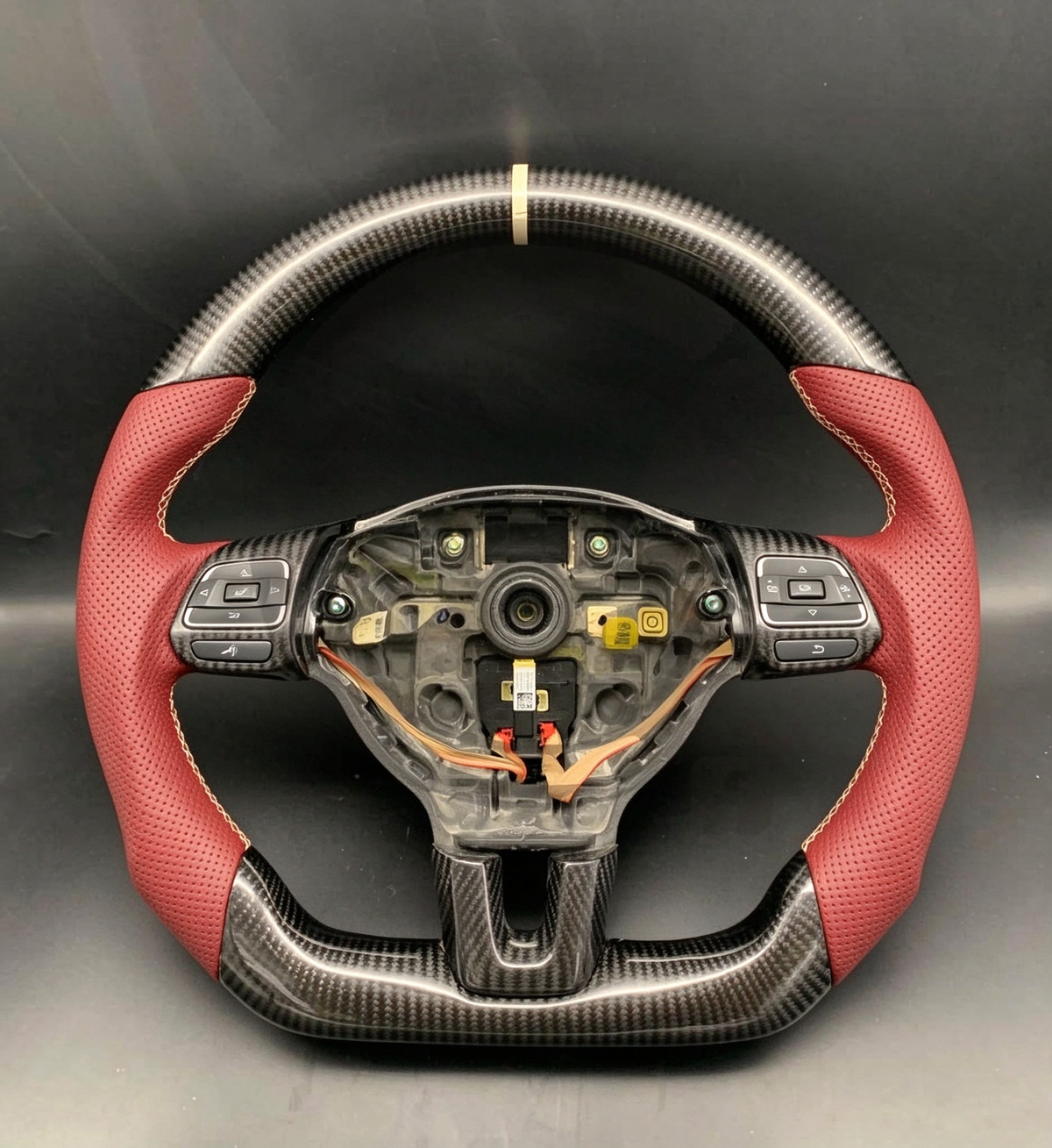 Carbon Fiber Steering Wheel fits 2010-2014 VW MK6 Golf GTI/R/Jetta GLI