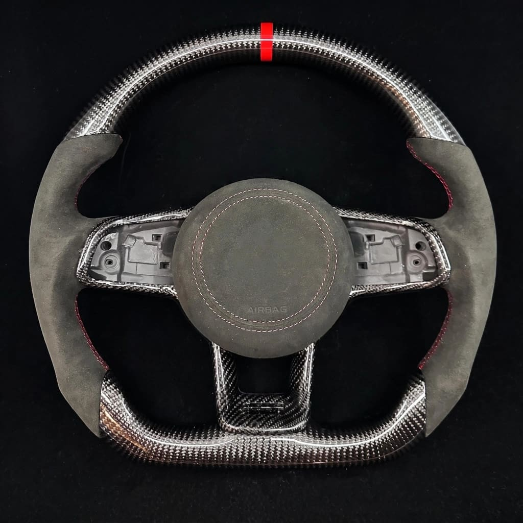 Carbon Fiber Steering Wheel Fits 2015-2021 VW Golf MK7 GTI/R/Jetta GLI