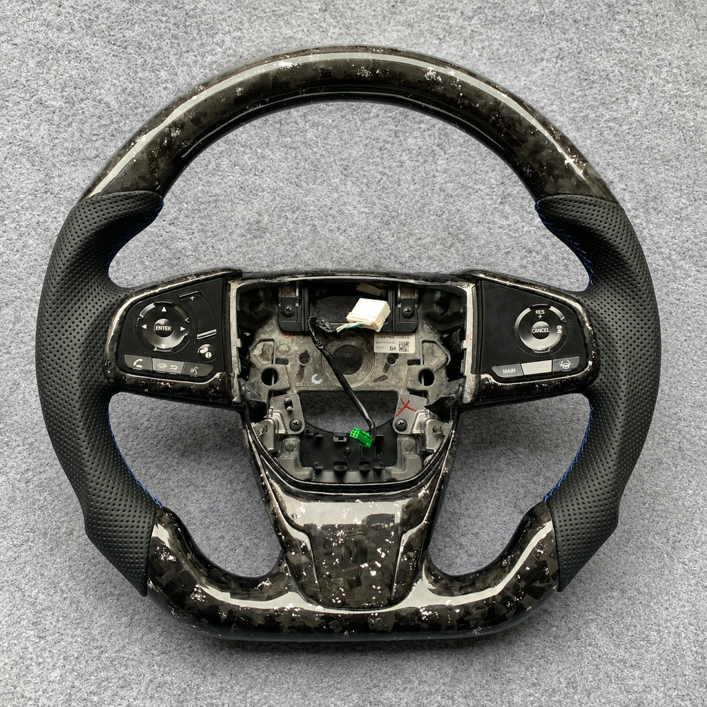 Forged Carbon Fiber Steering Wheel Fits Honda CR‑V 2017‑2021