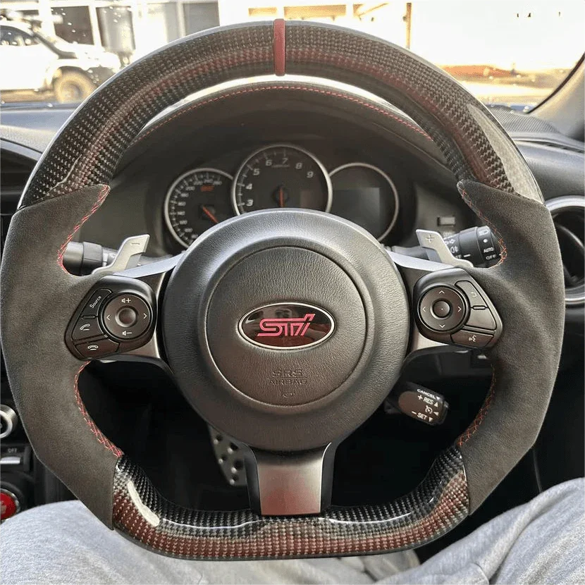 Carbon Fiber Steering Wheel Fits Toyota FT86 GT86 FRS 2017-2026 / Subaru BRZ 2017-2026
